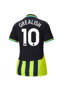 Fotbalové Dres Manchester City Jack Grealish #10 Dámské Venkovní Oblečení 2024-25 Krátký Rukáv